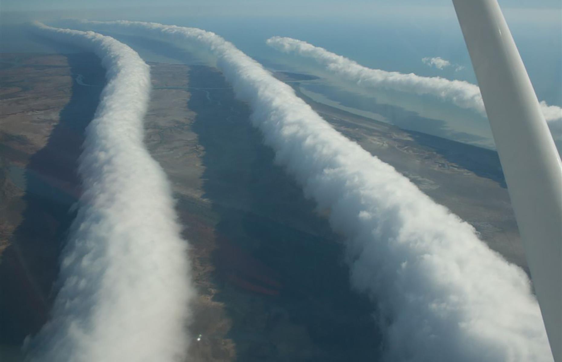Morning Glory clouds, Gulf of Carpentaria, Australia